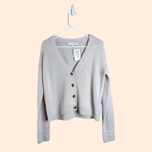 Intermix Knit Cardigan Sweater